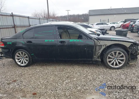 2007 BMW 750Li z USA, uszkodzony, nr VIN WBAHN83517DT71453